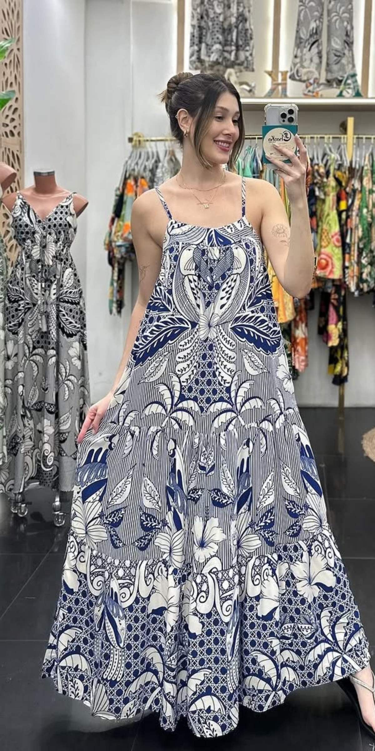 Vestido Madalena Azul