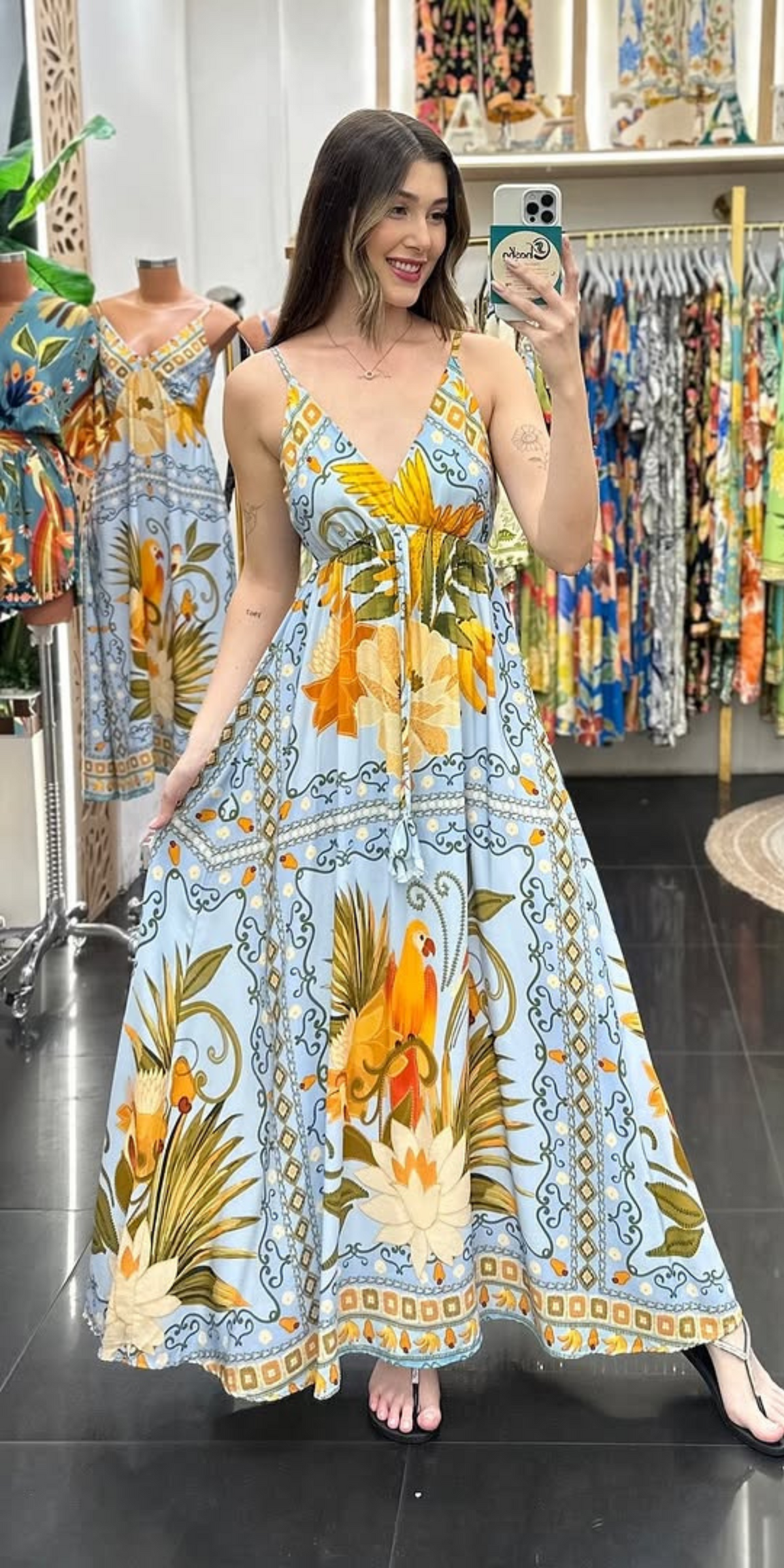 Vestido Valdirene Cinza